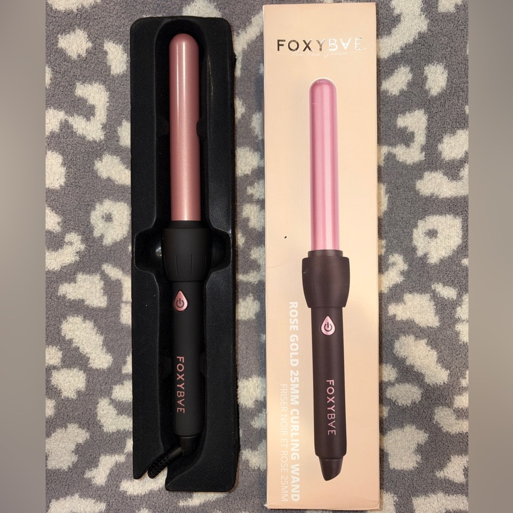 FoxyBae Rose Gold 25mm Curling Wand